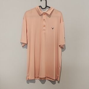 Callaway Men’s Light Orange Golf Polo